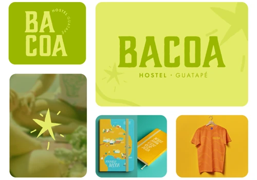 Bacoa Hostel Re-Branding and Souvenirs Design