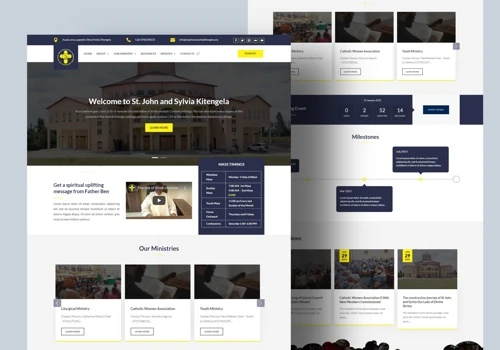 Sts John and Sylvia Catholic Church Website