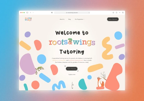 Website Creation for Roots & Wings