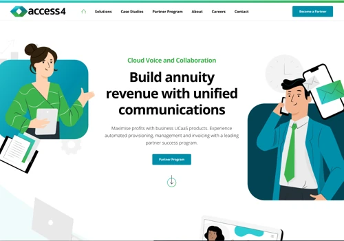 Access4 - Strong Brand With Clean Design
