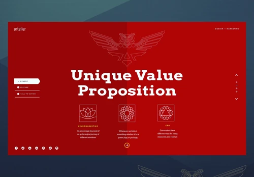 User Interface Design - Landing Page