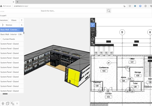 AEC app demo with BIM Connector