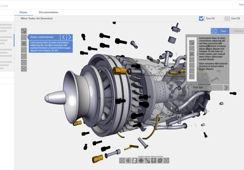 3D web-app framework for Tech Soft 3D demos