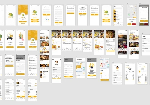 Pide to,  A Delectable Food App - UI/UX Design