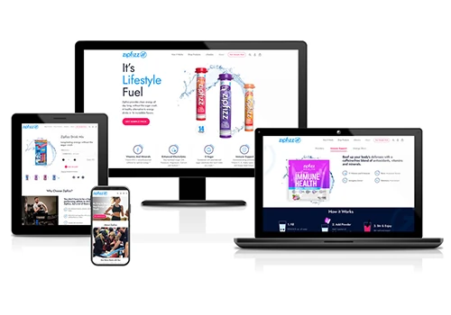 Shopify Ecommerce Website For Energy Drink Company