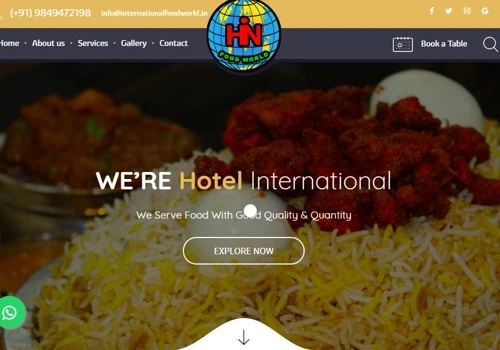 Hotel Website Design