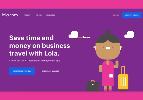 Bridging the gap between sales, marketing and engineering to create a launchpad site for the worlds #1 rated travel management app Lola.com.