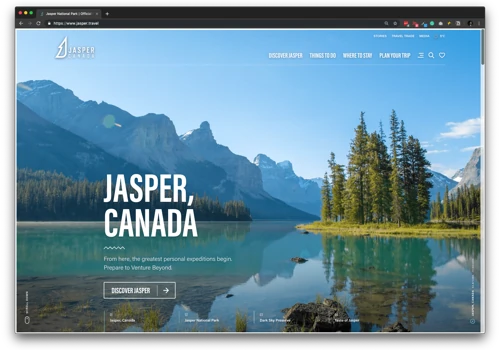 Tourism Jasper Website
