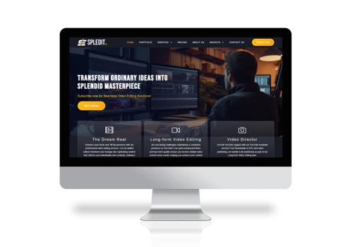 UI/UX For Video Editing Company | Spledit.io