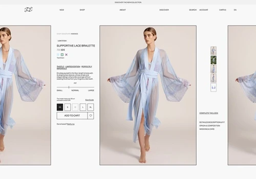 Web Design Luciela Store