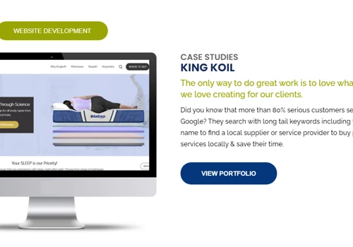 Web Development - King Koil India