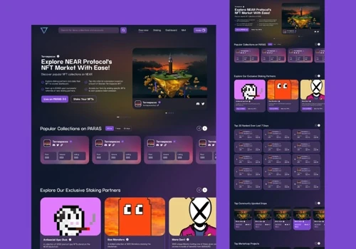 NFT Website UI UX Design