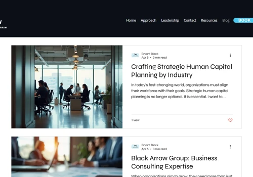 Black Arrow — Strategic Web Experience Redesign