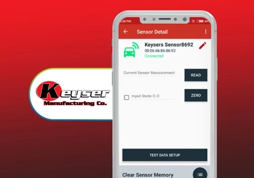 Keyser Manufacturing - Race Car Sensor Reading