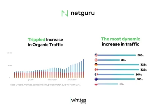 How we Tripled our Organic Traffic for Netguru