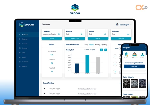 Minera - Enterprise Sales App for agents
