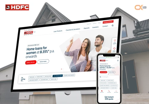 HDFC Home Loan - UX for Website & Loan Application