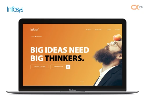 Infosys - Website Redesign