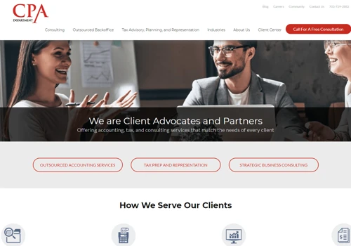 The CPA Department WordPress Website