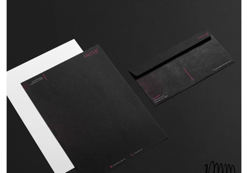 Letterhead and envelope designs