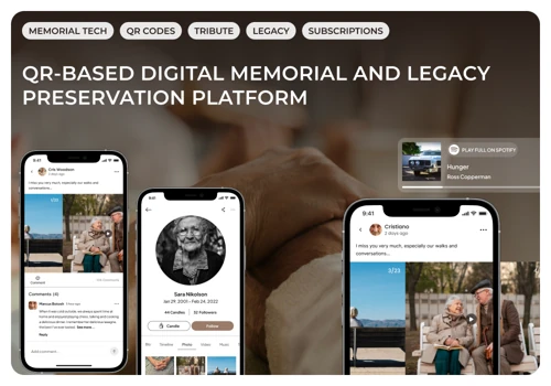 Digital Memorial and Legacy Preservation Platform