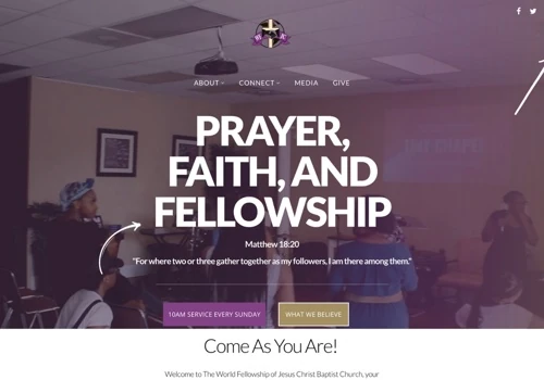 Website Design for Local Non-denominational Church