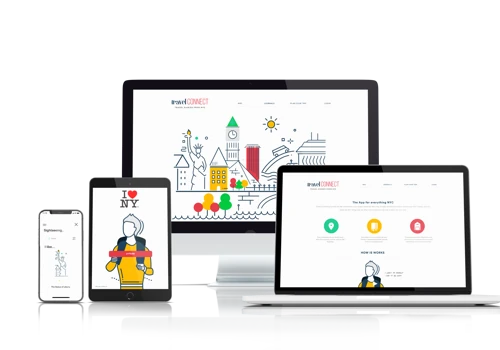 Travel Connect App and Web Design
