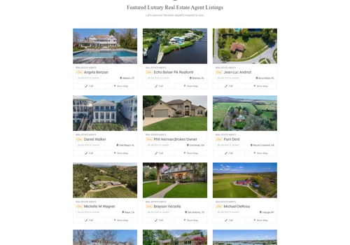 LUXVT Real Estate Agent Directory