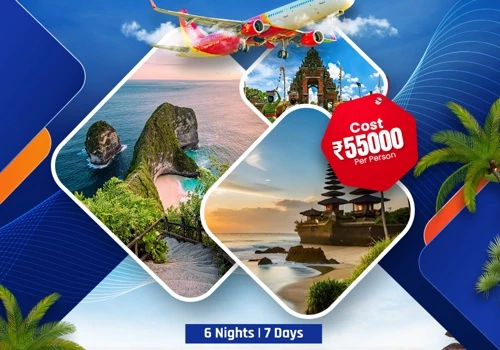 Fly Bali Tour Package Promotional Poster Design