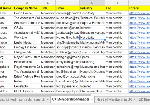 Email list builder