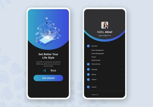Dark Mode Apps UX Research & UI Design