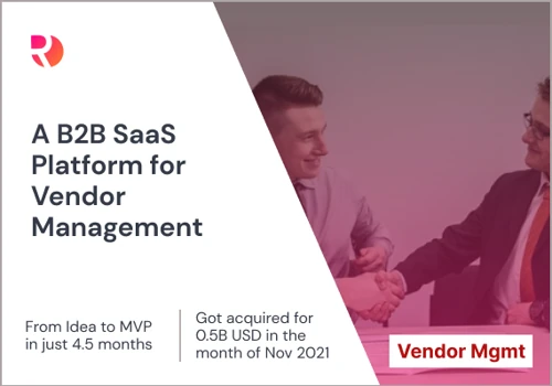 SaaS platform for vendor & contractor management