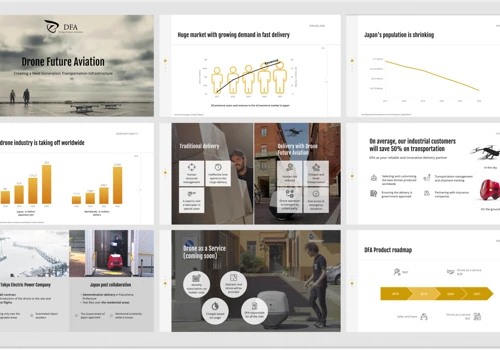 Sales deck for a startup