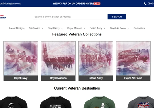 Lion Legion - Patriotic Veteran Clothing