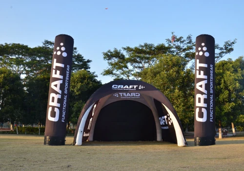 Inflatable Tents and Pillars