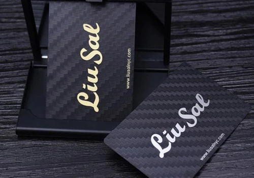 Matte Black Metal Cards