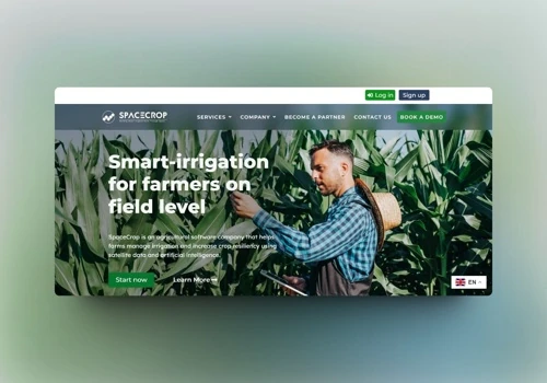 Website Redesign for a Space SaaS Startup