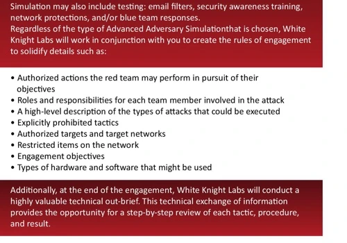 Advanced Adversary Emulation