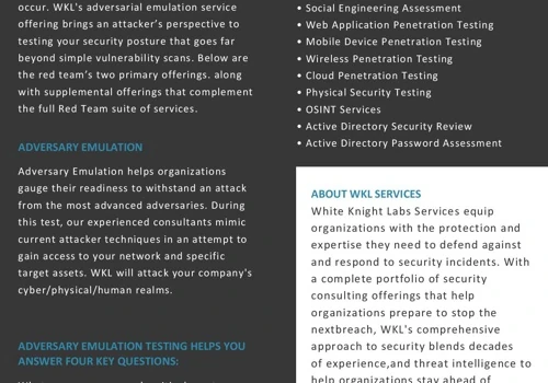 WKL Service Offerings