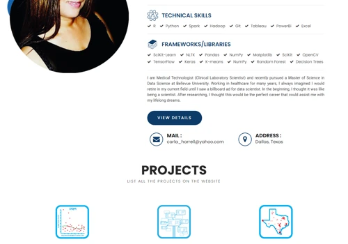 Personal CV Website
