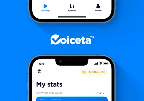 Voiceta (speech operated training app)