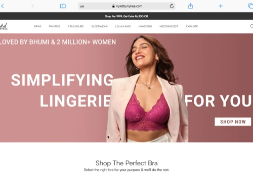 Nykd by Nykaa: Simplifying Lingerie Shopping