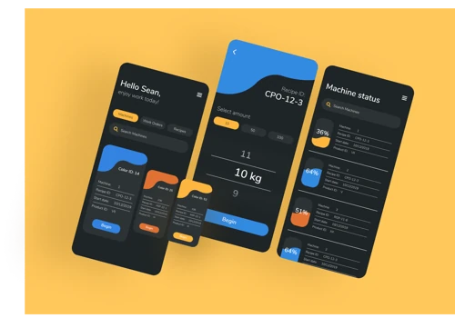 Industrial workflow app