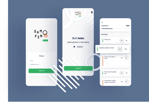 Samofino by Pevex mobile application
