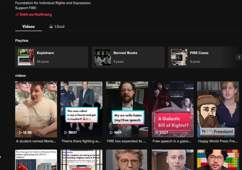 TheFIREorg TikTok