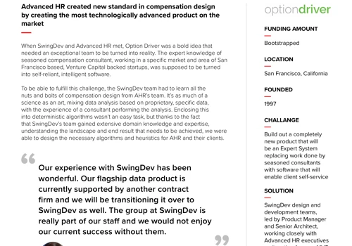 Option Driver Success Story