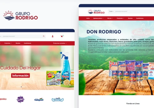 Website Grupo Rodrigo Ecommerce Whatsapp
