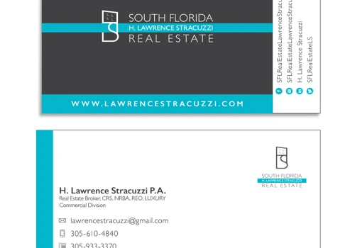 Logo Design and Business Card Design for South Florida Real Estate Agent