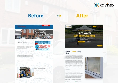 Genie Cleaning - Website Revamp