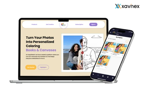 Snap2Sketch - Personalized Photo-to-Coloring App